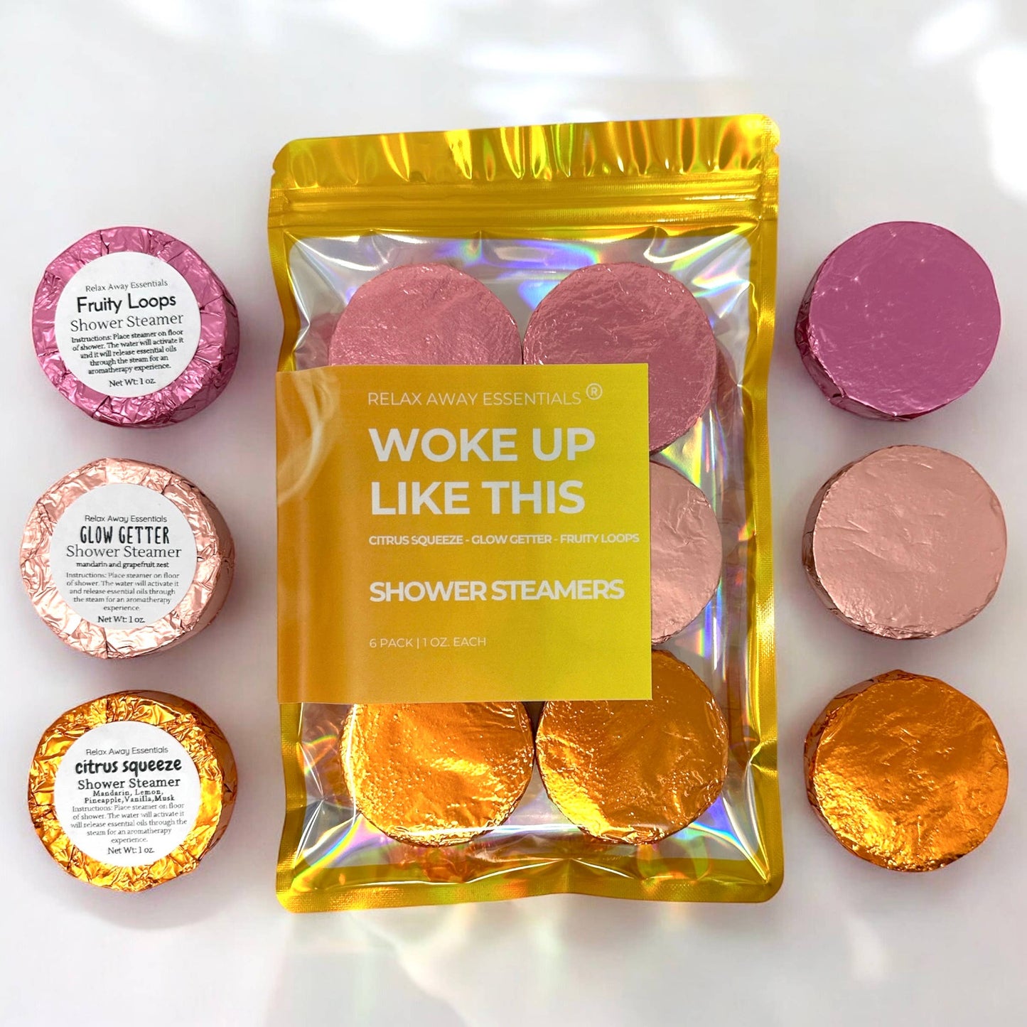 Woke Up Like This Shower Steamers 6 Pack - Made in USA