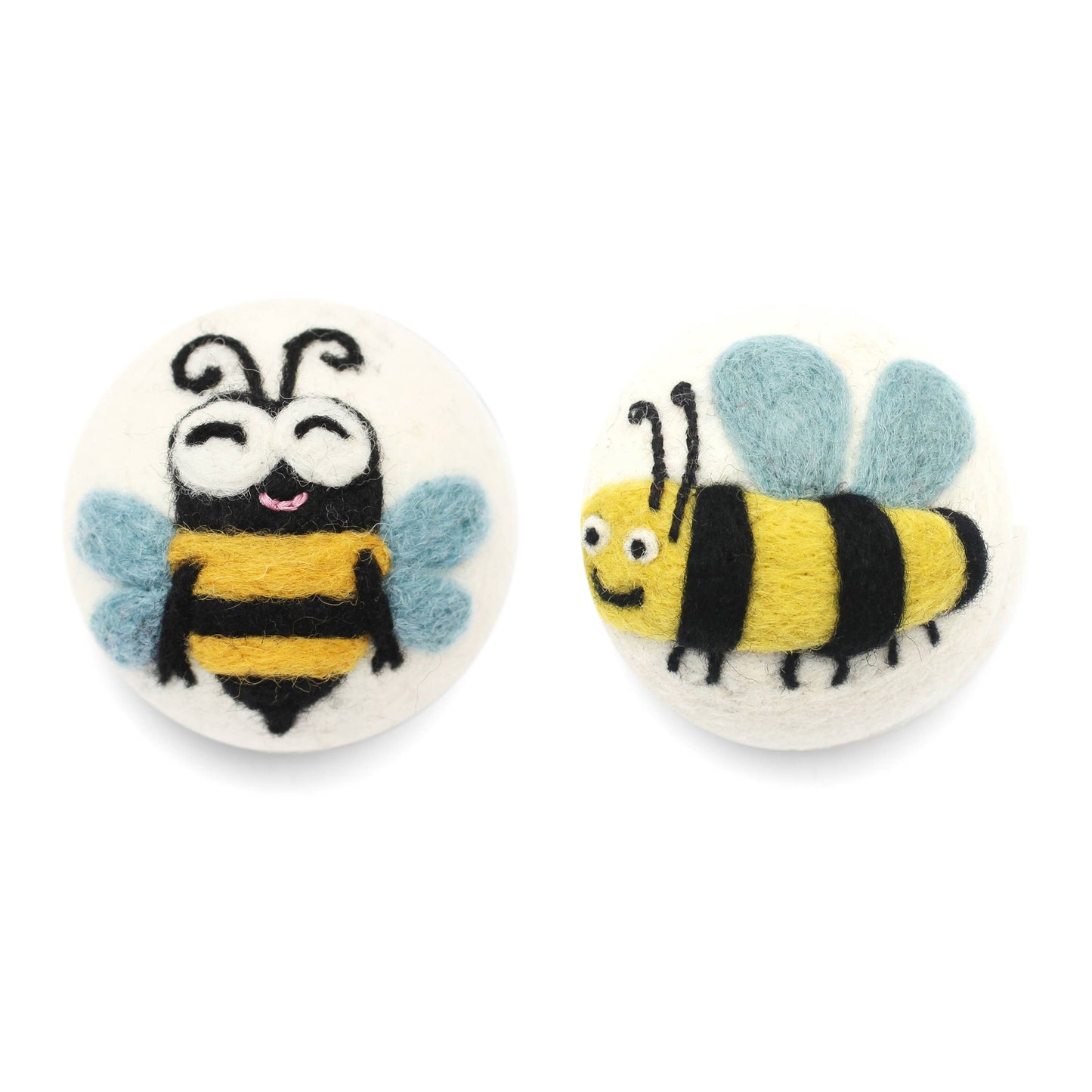 Bees: Eco Wool Dryer Balls Fair Trade: Bee
