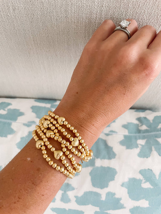 Golden Heart Bracelet
