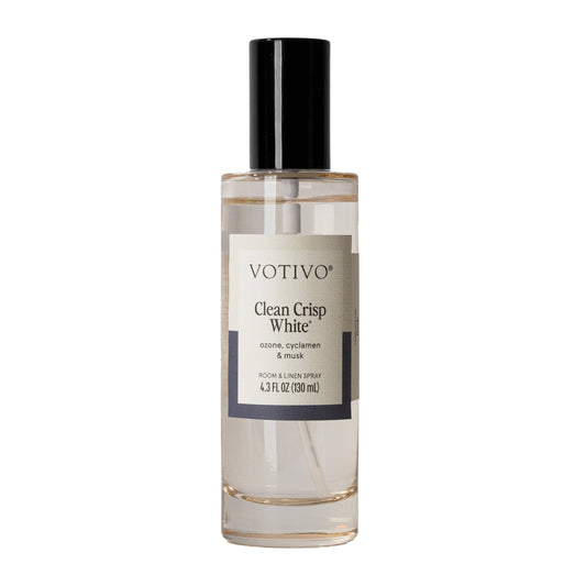 Votivo Clean Crisp White Room & Linen Spray