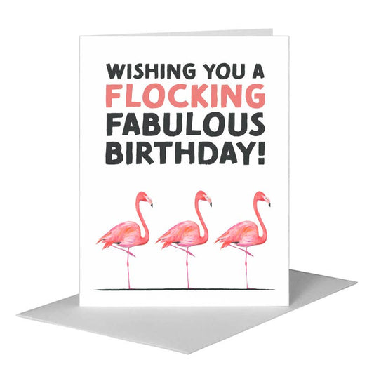 Flamingo, Greeting Card (8452D): A2 Card