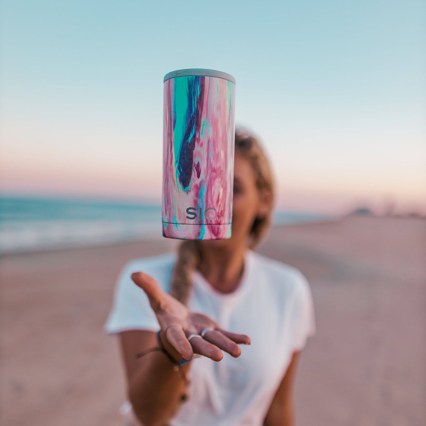 SIC Slim Can 12oz. Cooler | Cotton Candy