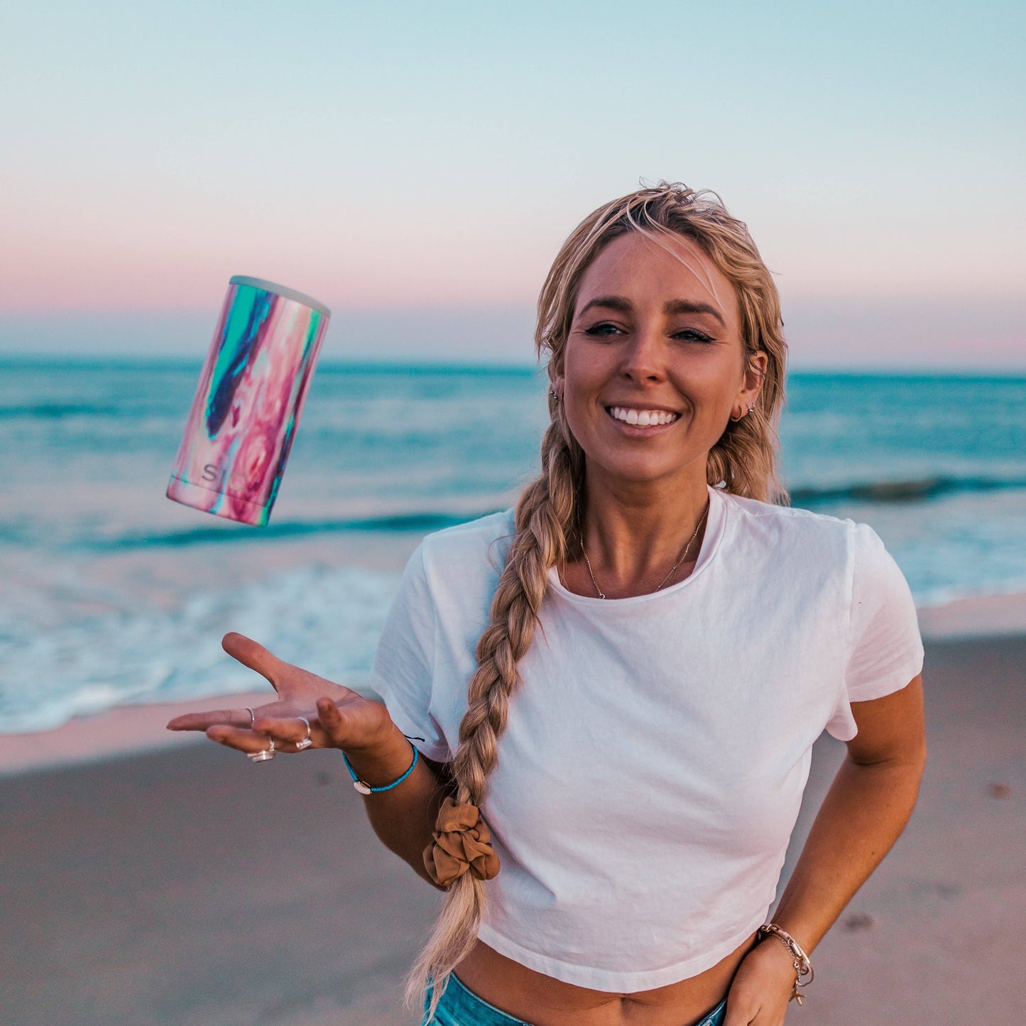 SIC Slim Can 12oz. Cooler | Cotton Candy