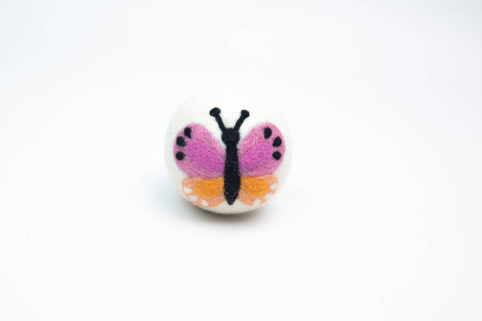 Bugs: Eco Wool Dryer Balls Fair Trade: Multicolor Butterfly