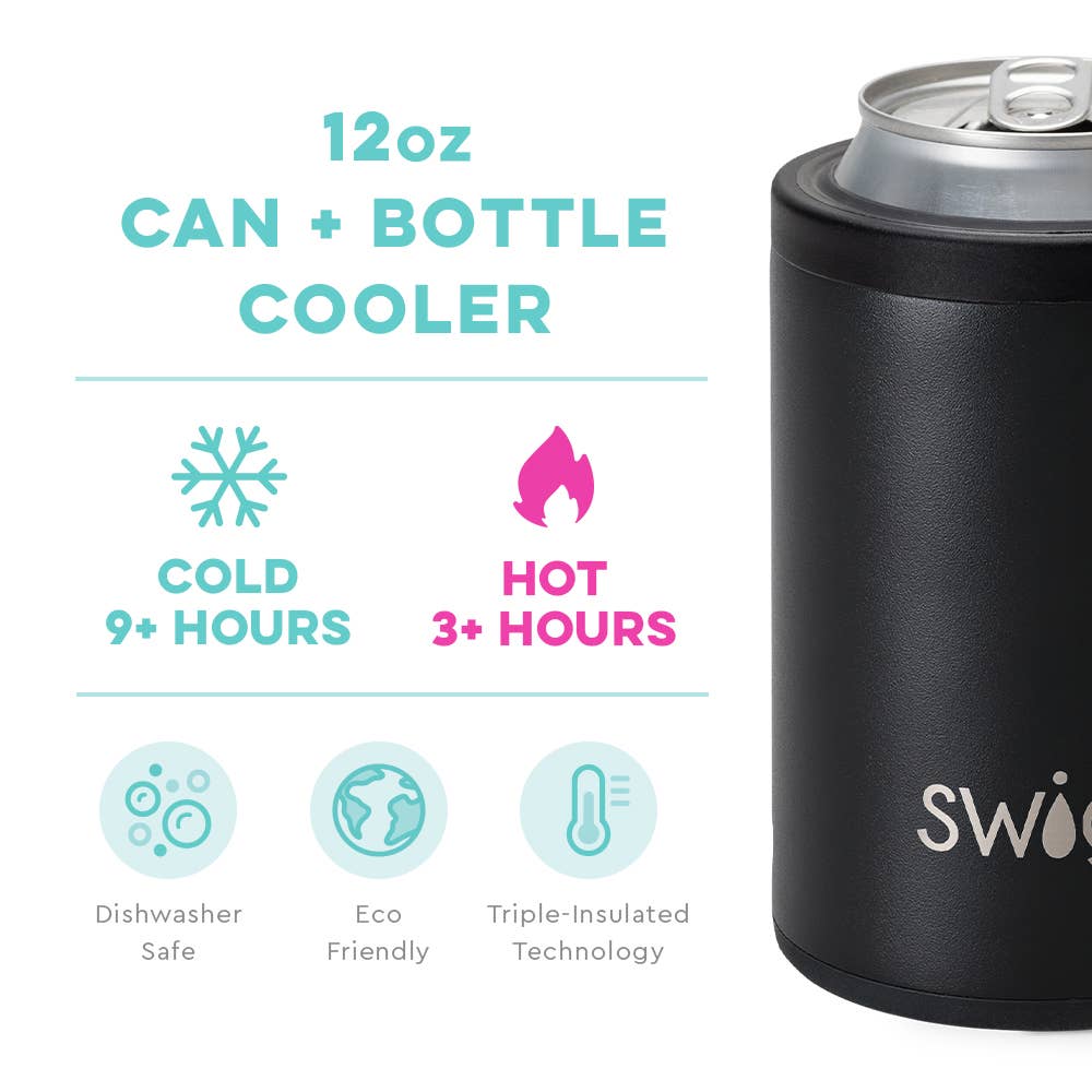 Swig - Black Can + Bottle Cooler (12oz)