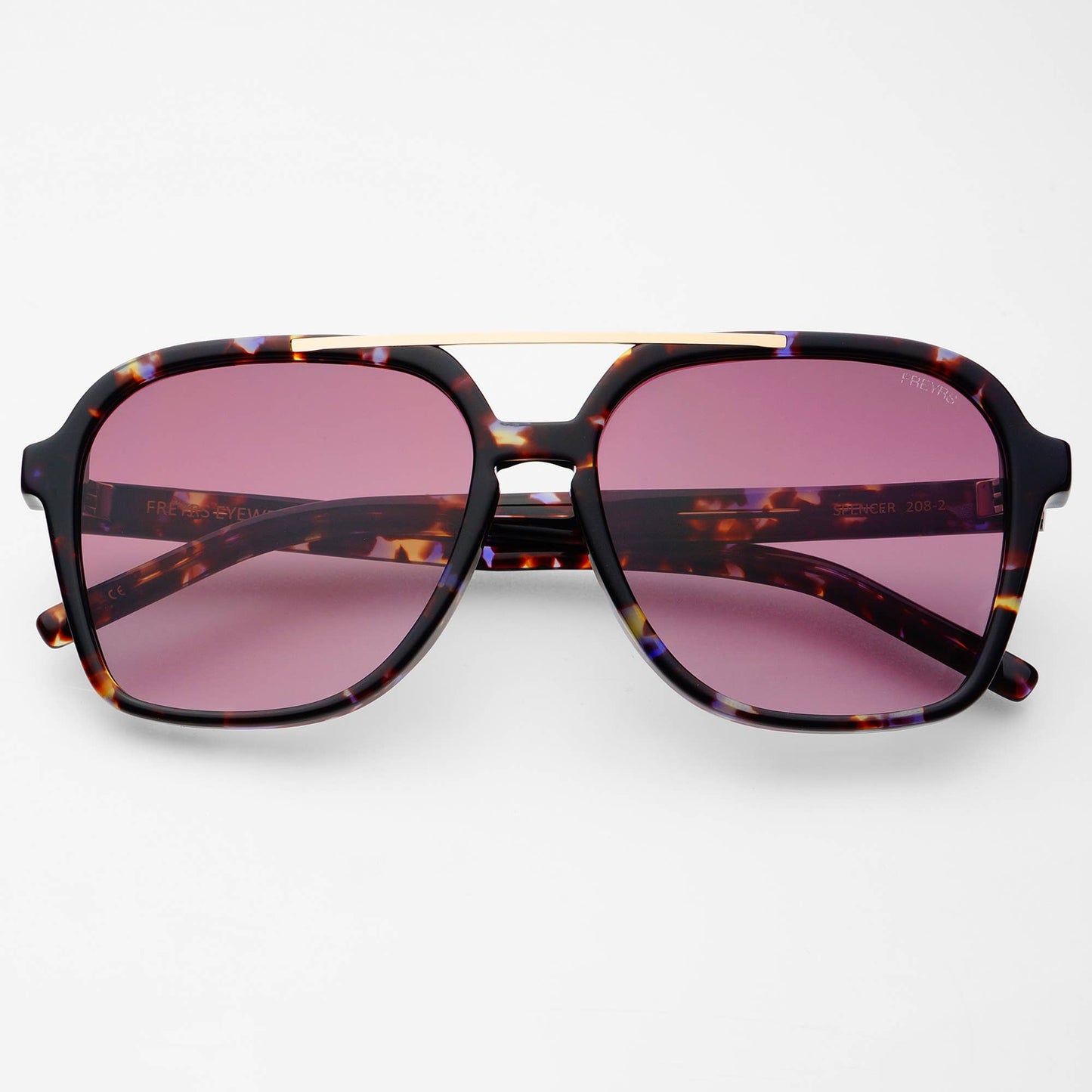 Freyrs Spencer Unisex Aviator Sunglasses : Lavender