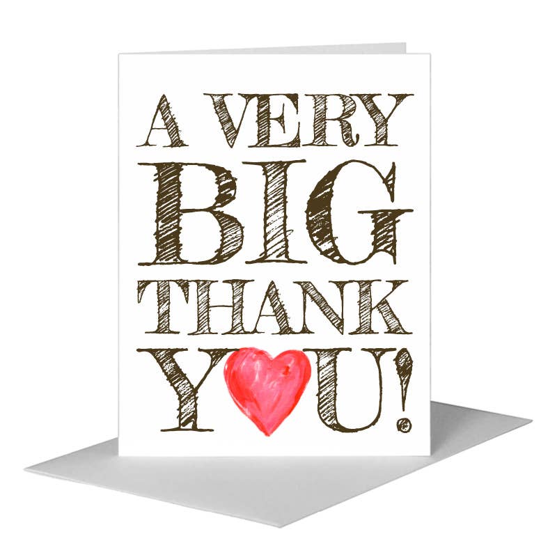 Big, Greeting Card (#8053A): A2 Card