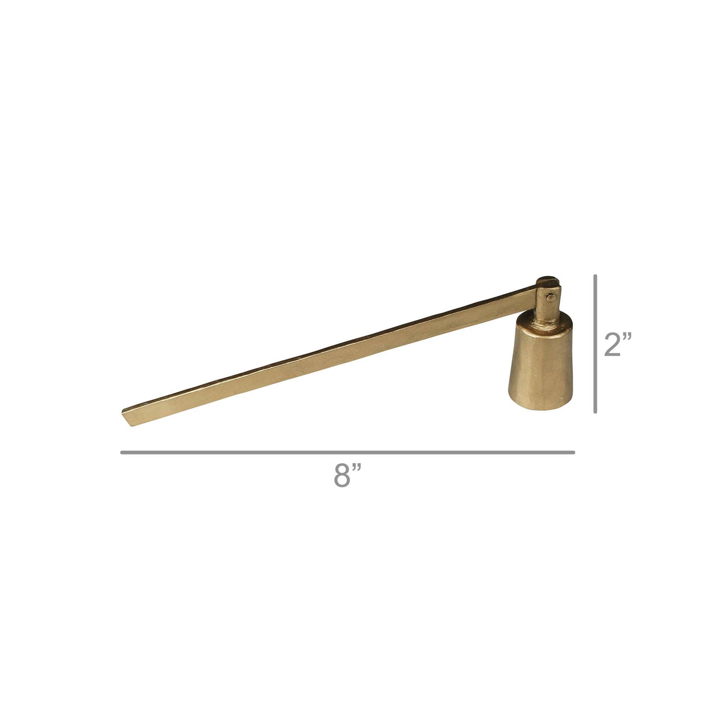 Jill Candle Snuffer, Brass