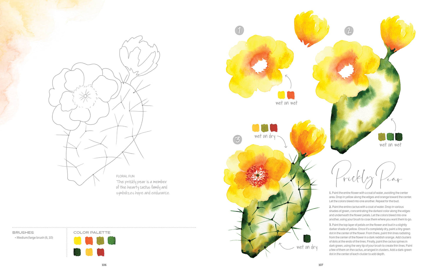 Watercolor the Easy Way Flowers