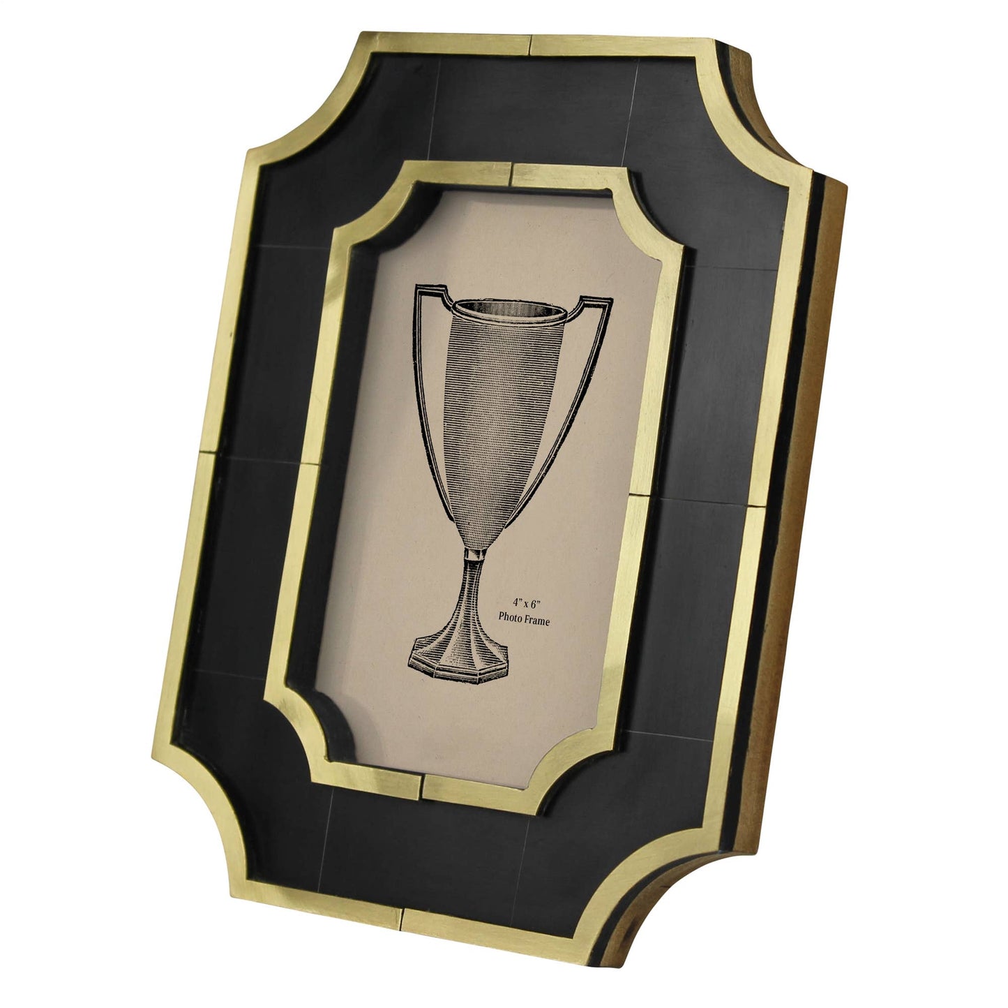 HomArt - Marbled Resin & Brass Frame - 4x6