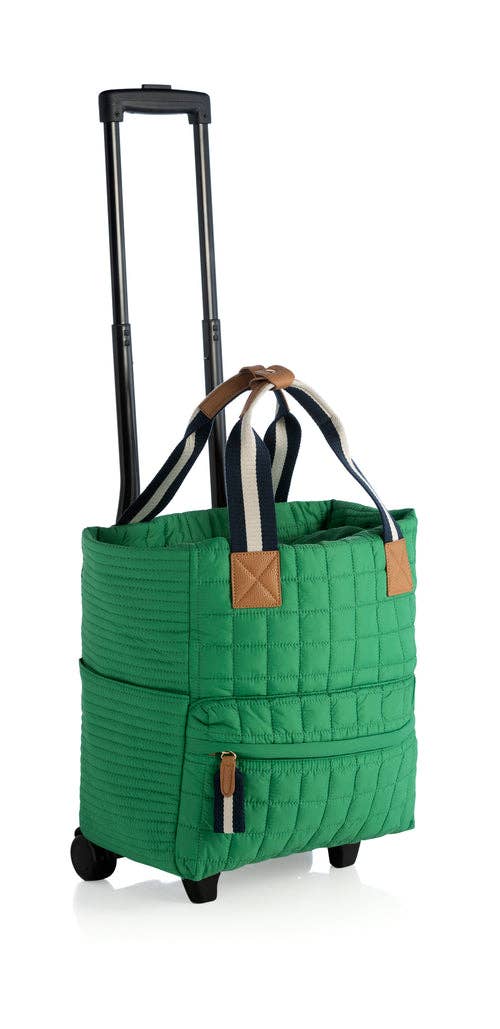 EZRA ROLLER TOTE: Green