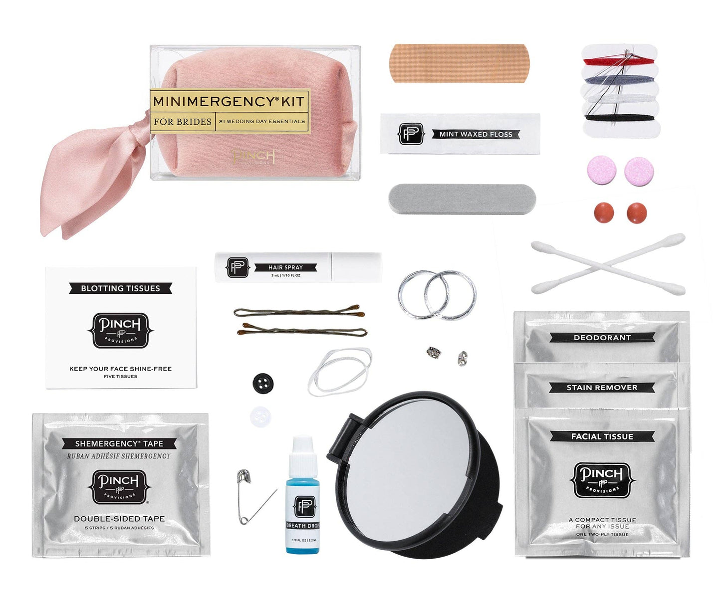Velvet Minimergency Kit for Brides: Ivory