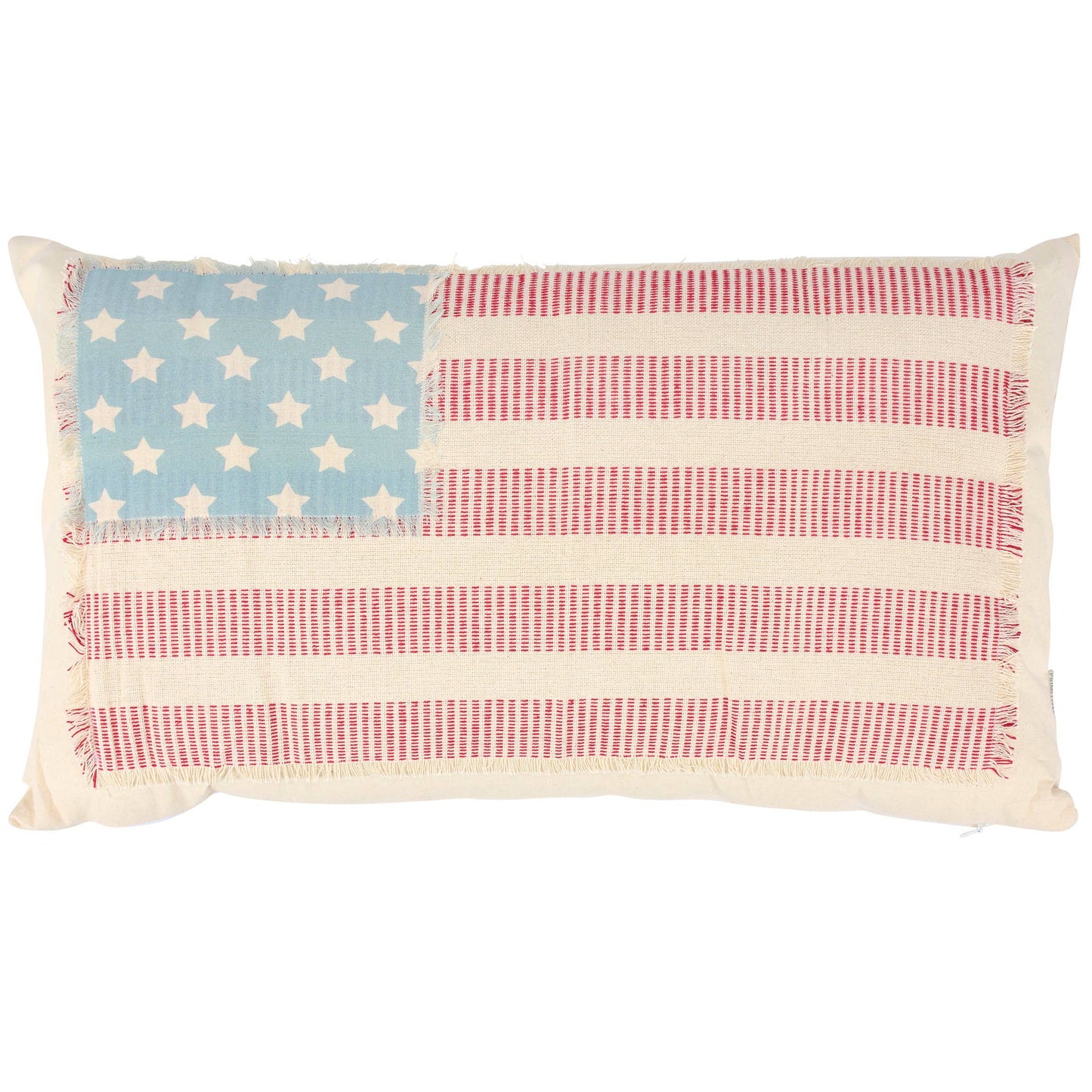 Vintage Americana Flag Pillow