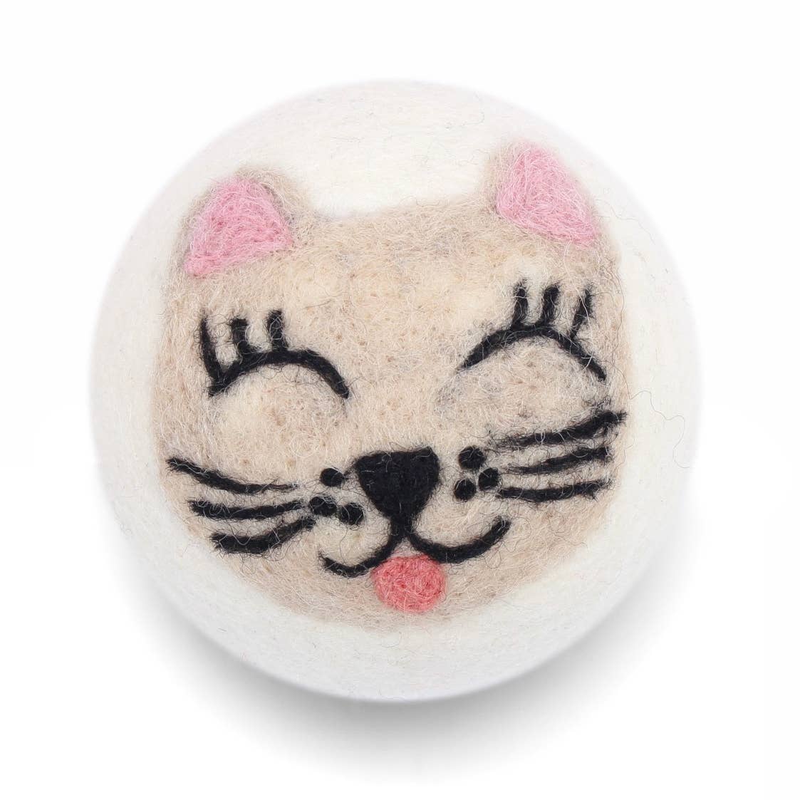 Cats: Eco Wool Dryer Balls Fair Trade: Gray Cat