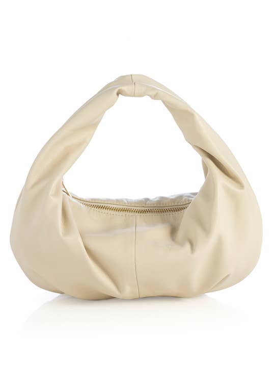 MILANO MINI HOBO, IVORY