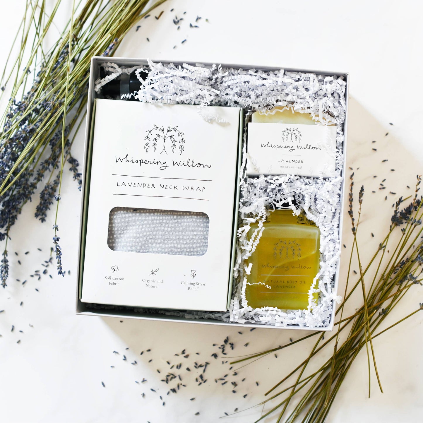 Whispering Willow Rest & Renew Gift Set: Lavender