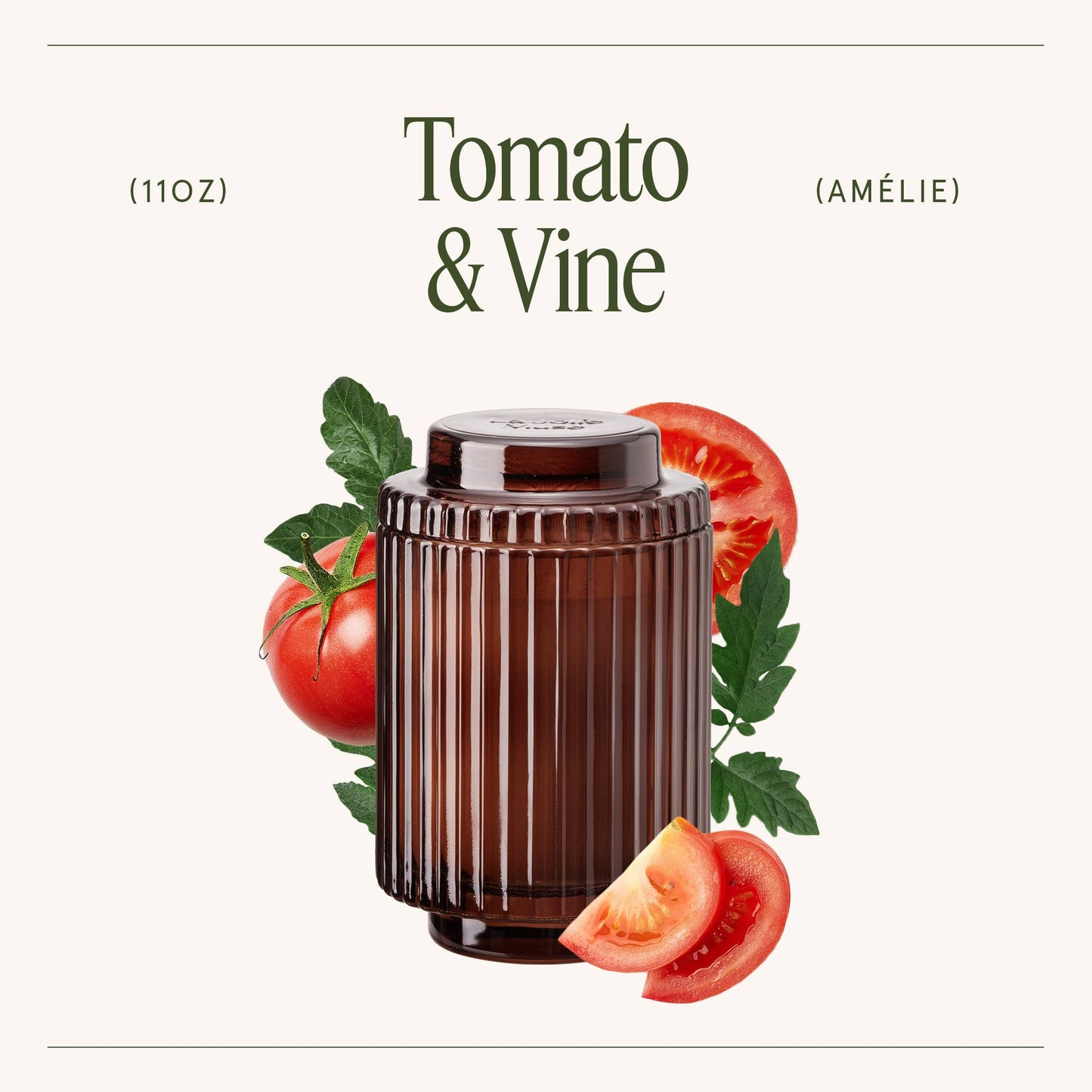 La Jolie Muse Scented Candle - Tomato & Vine - 11oz