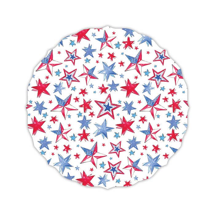 Patriotic Stars Posh Die-Cut Placemats: Default Title