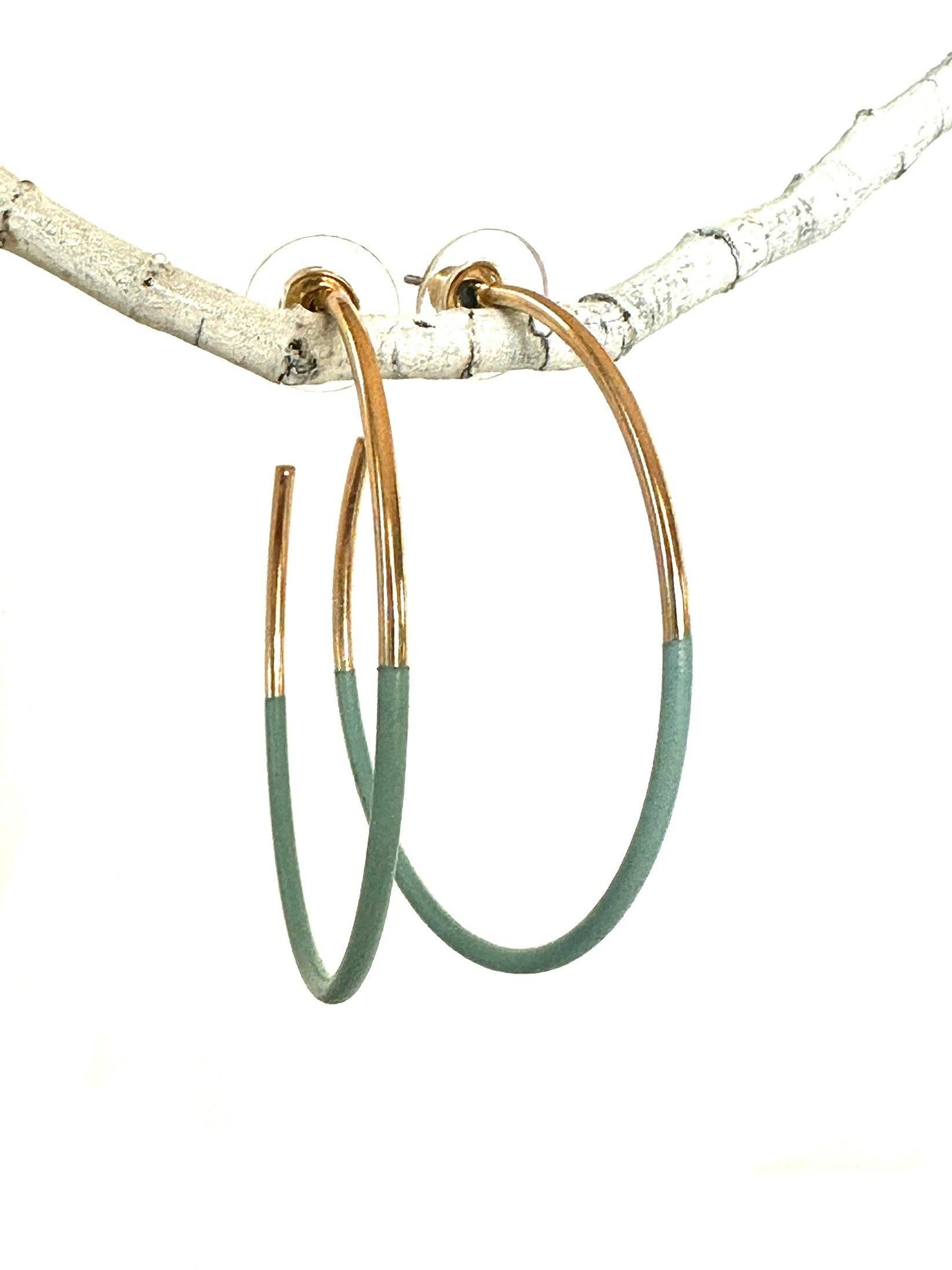 Colored hoops-White/gold