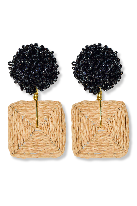 WS Sarabeth Earrings: Black