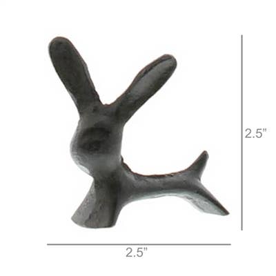 Pablo Critter - Cast Iron Bunny - Brown