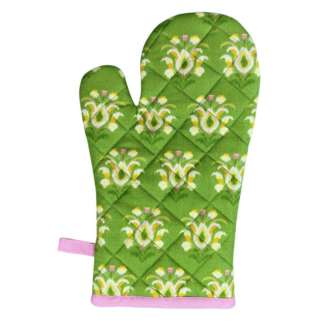 Rosemary Meadow Oven Mitt and Pot Holder Set: One Size