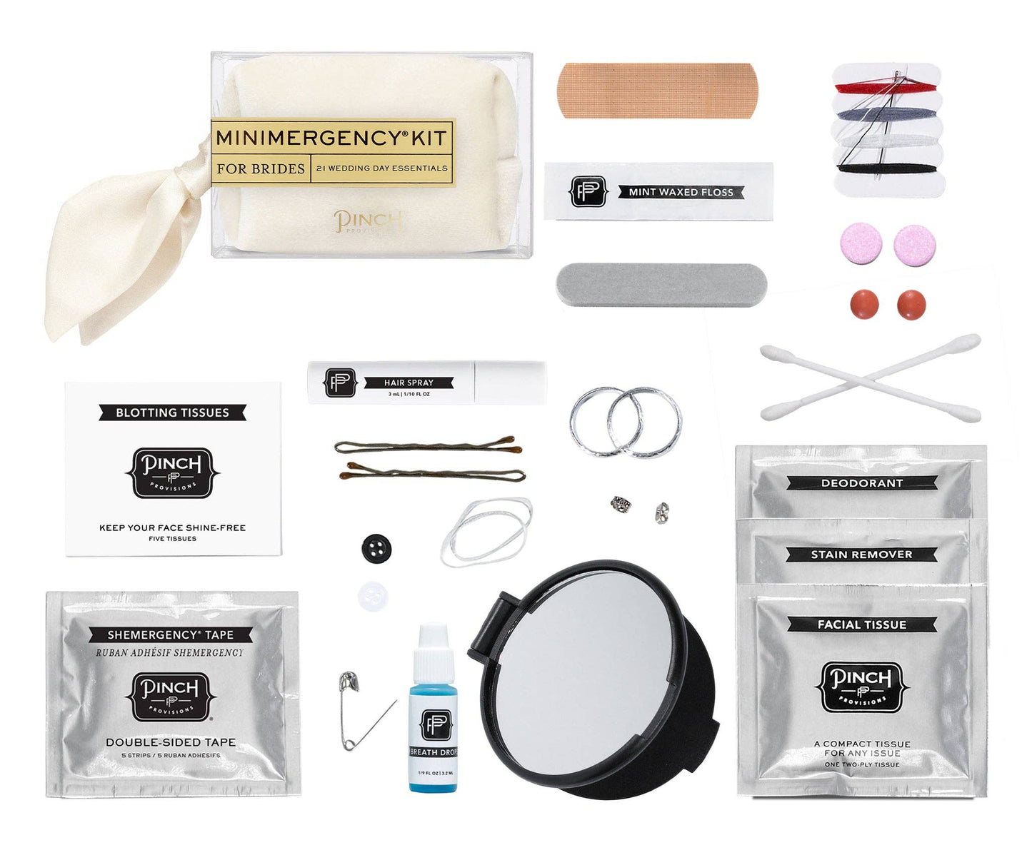 Velvet Minimergency Kit for Brides: Ivory
