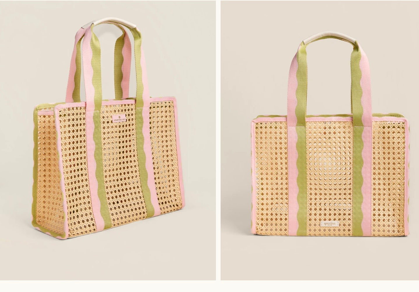 Spartina Splash Cane Large Trim Tote Castillo Tropical