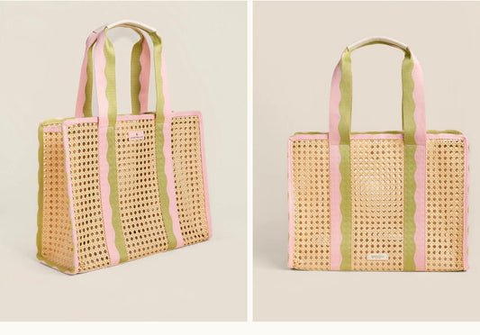 Spartina Splash Cane Large Trim Tote Castillo Tropical