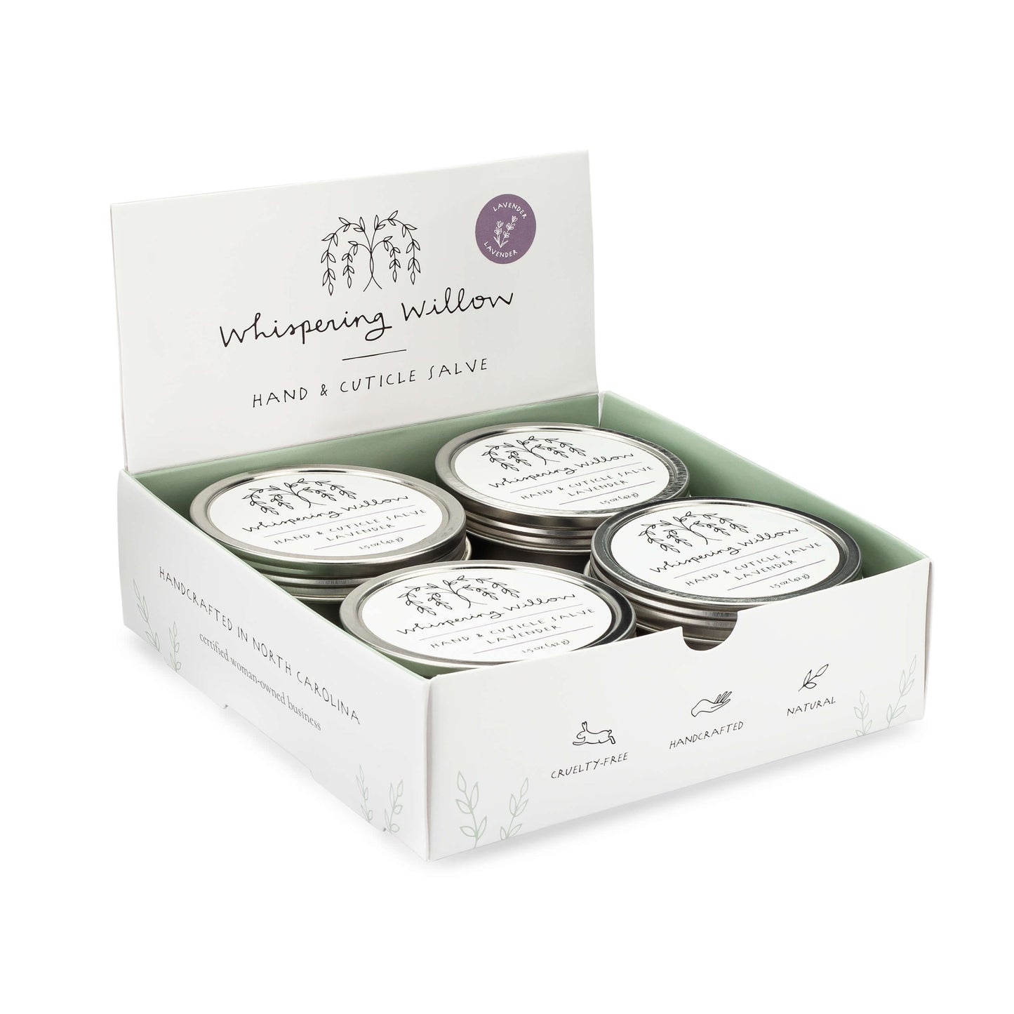 Whispering Willow Hand & Cuticle Salve - Lemongrass