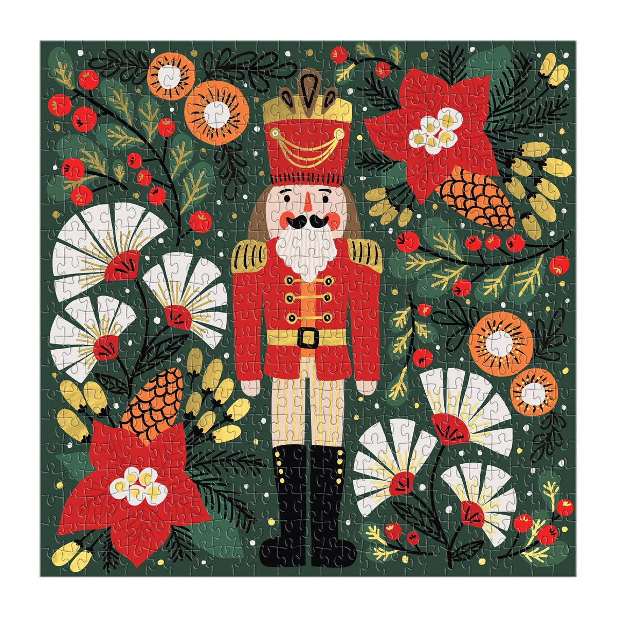 Merry Nutcracker 500 Piece Foil Puzzle