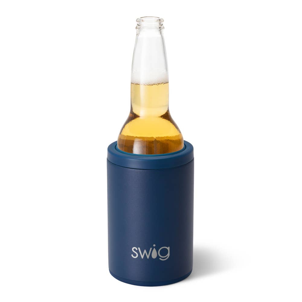 Swig - Navy Can + Bottle Cooler (12oz)