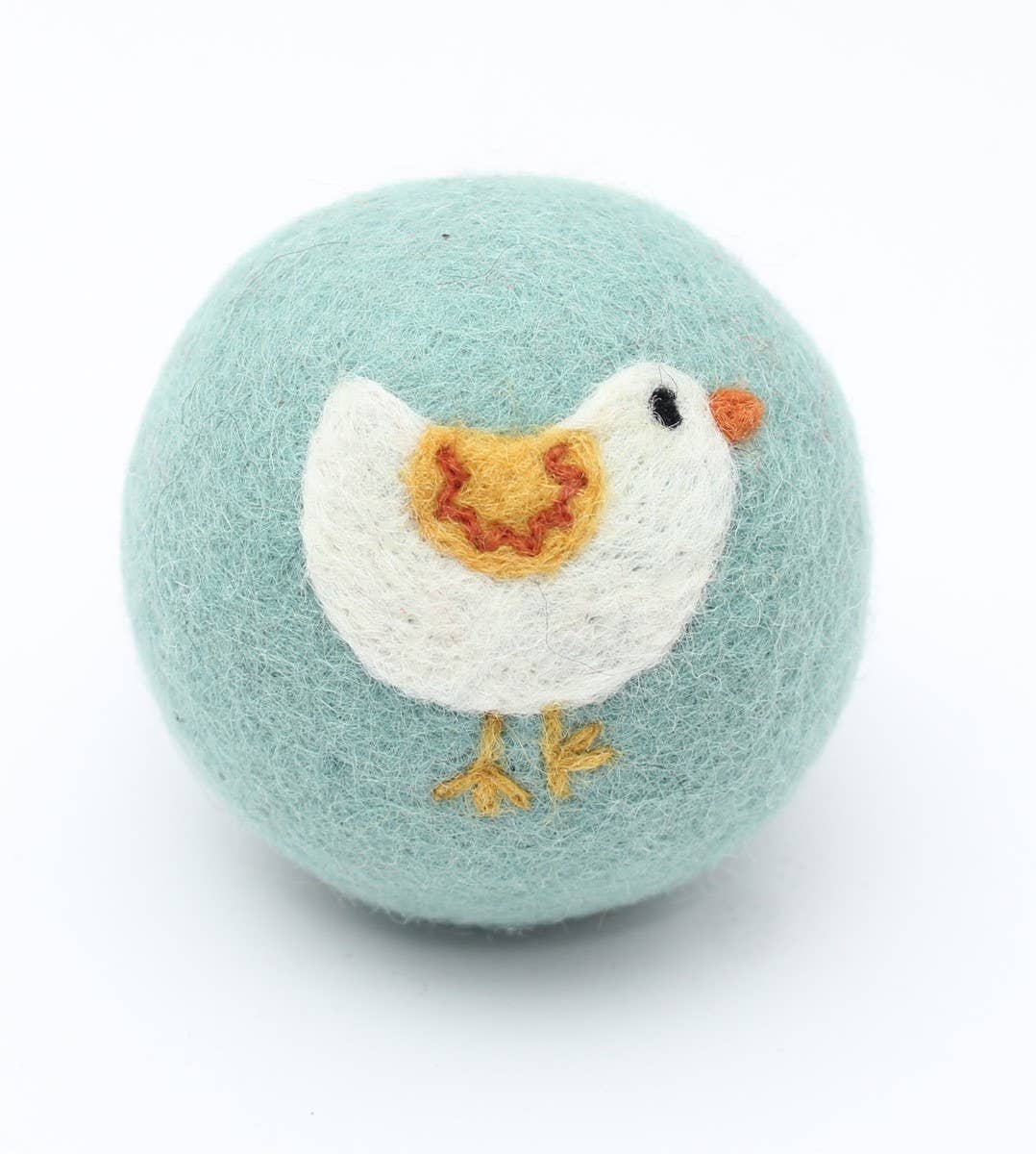 Birds: Eco Wool Dryer Balls Fair Trade: Blue Bird Queen