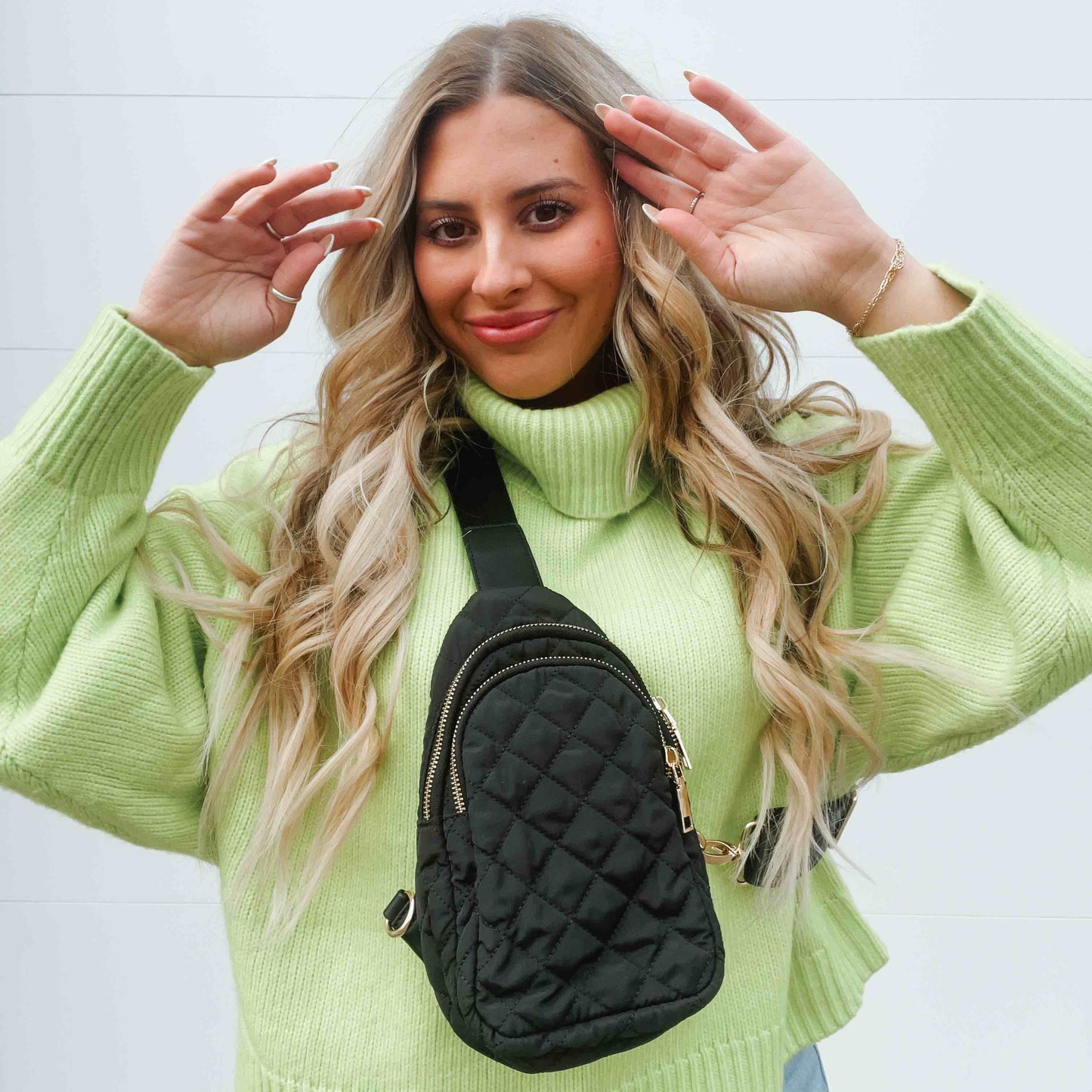 Pinelope Puffer Bum Bag: Camo