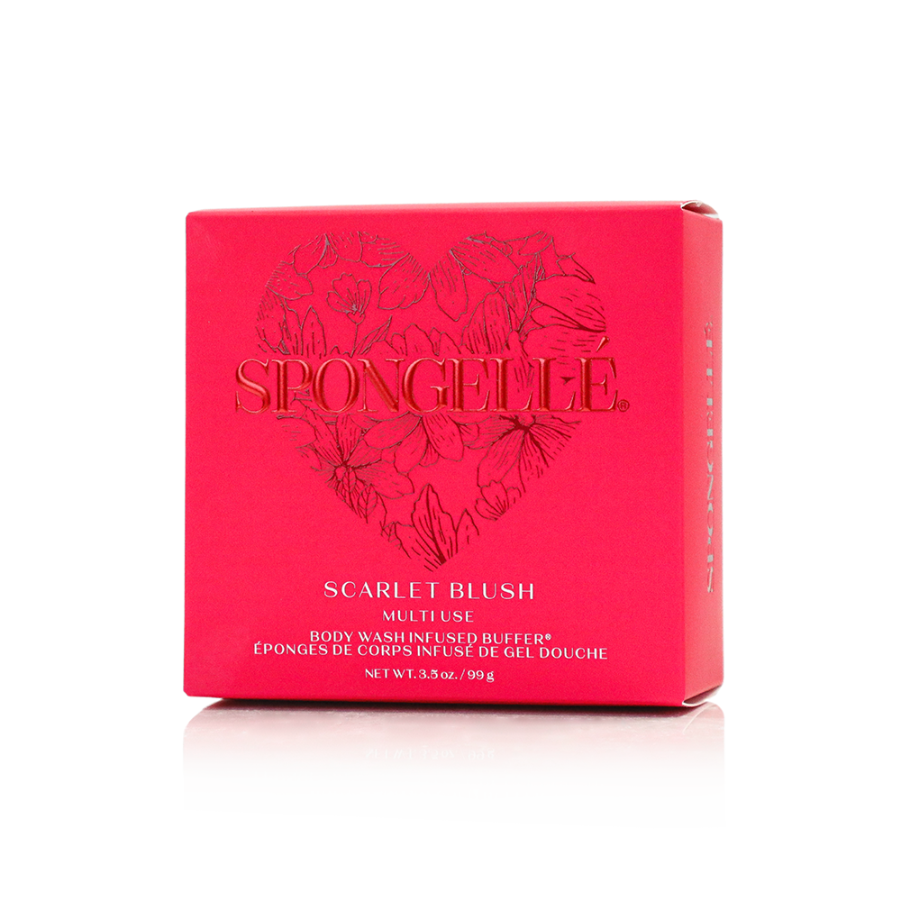 Spongelle Scarlet Blush Heart Buffer | Valentines Day Gifts
