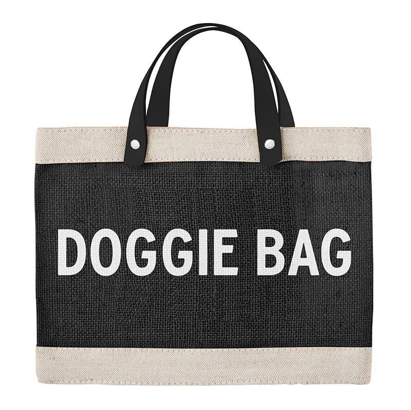 Black Mini Market Tote - Doggie Bag