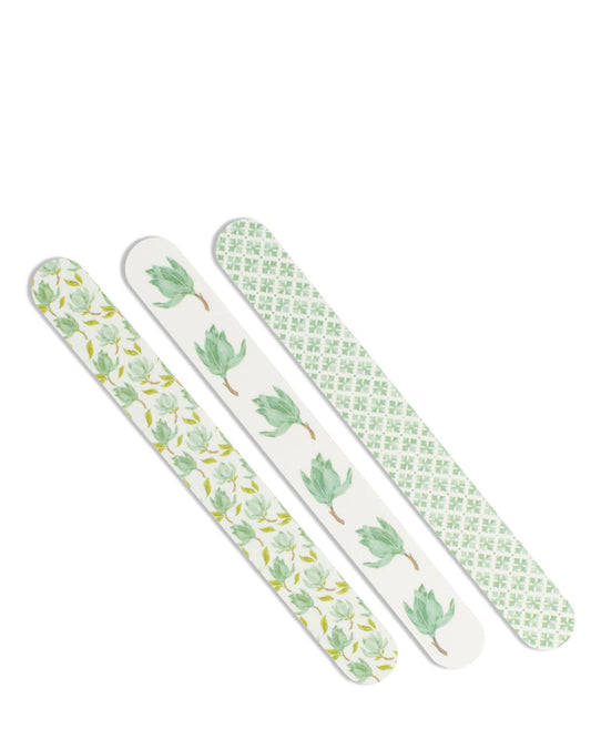 Audrey Nail Files   Light Green/Multi   7x1x.16 Set of 3