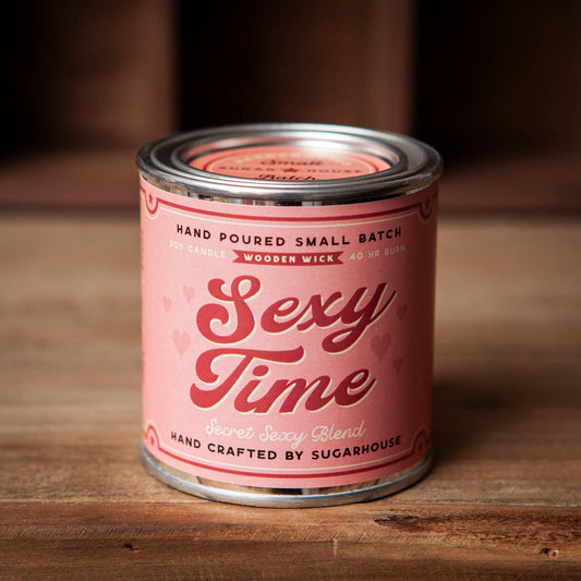 FUN-Sexy Time Soy Candle with Wooden Wick