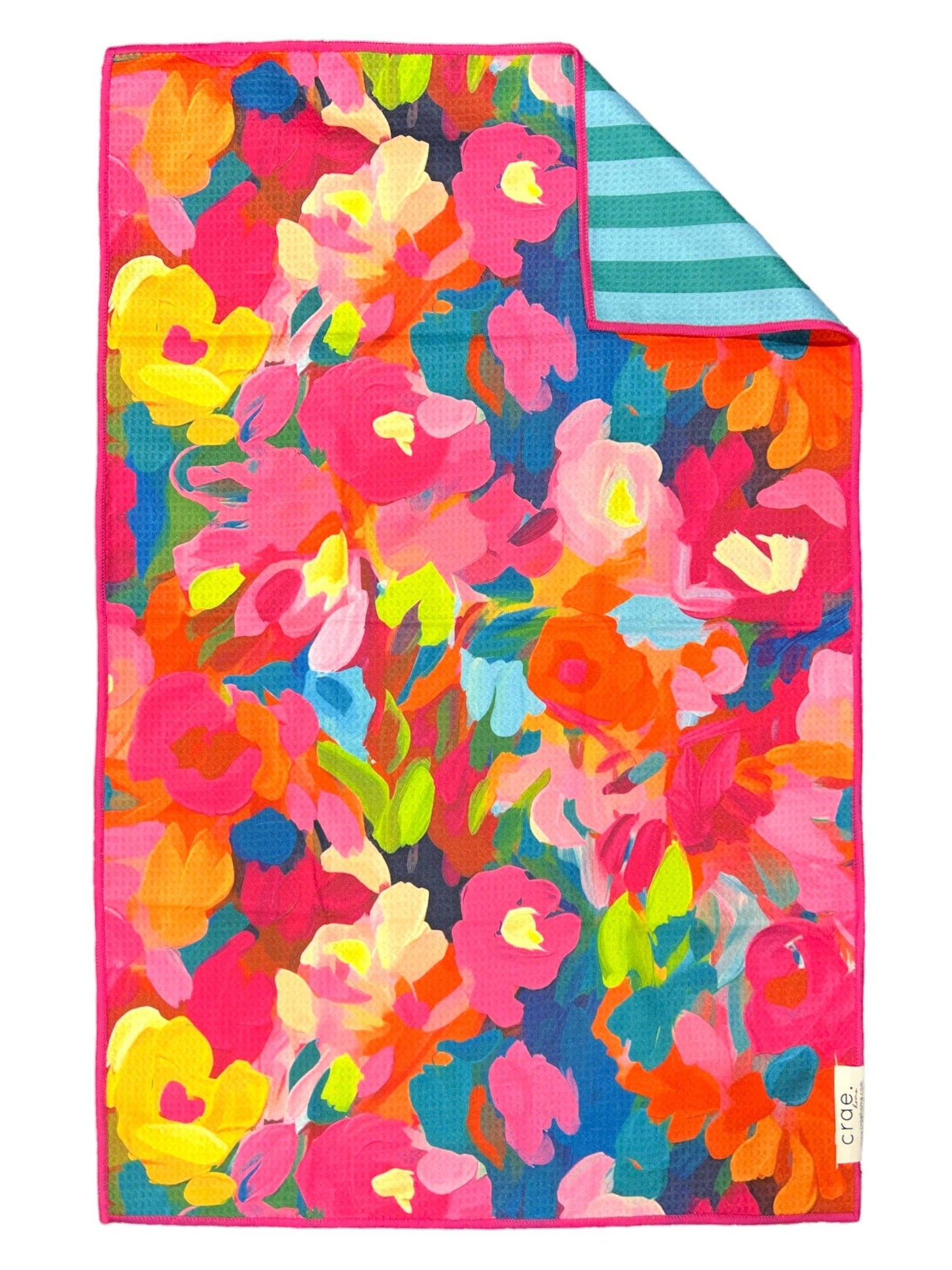 Crae Etching: Reversible Hand Towel: Multi / 19x29 in / Hand Towel