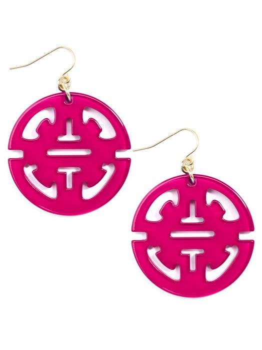 Traveling Resin Drop Earring: Brown