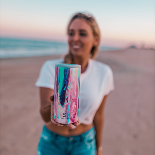 SIC Slim Can 12oz. Cooler | Cotton Candy