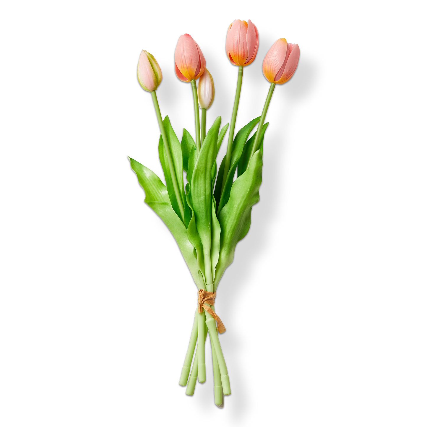 Soft Touch Faux Tulip Bunch Pink