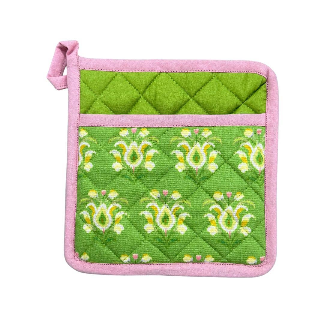 Rosemary Meadow Oven Mitt and Pot Holder Set: One Size