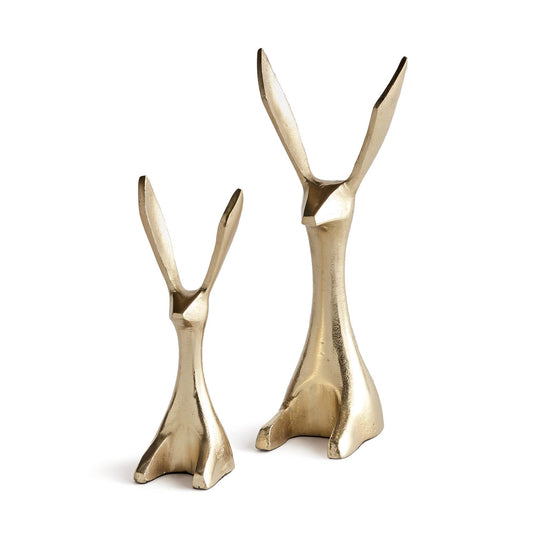 Jackrabbits, Set of 2 Gold