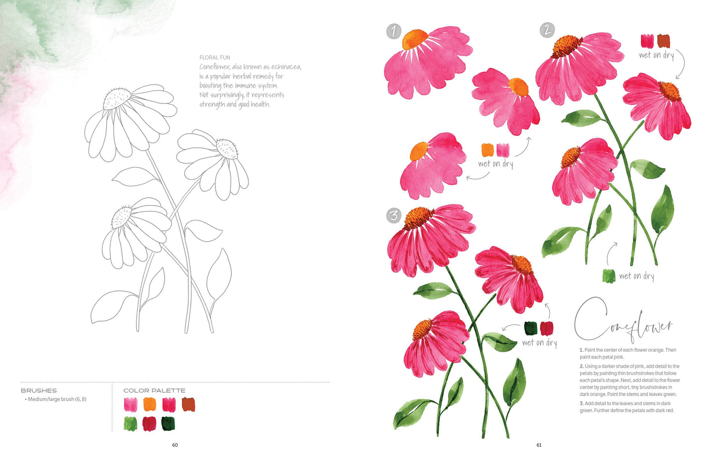Watercolor the Easy Way Flowers