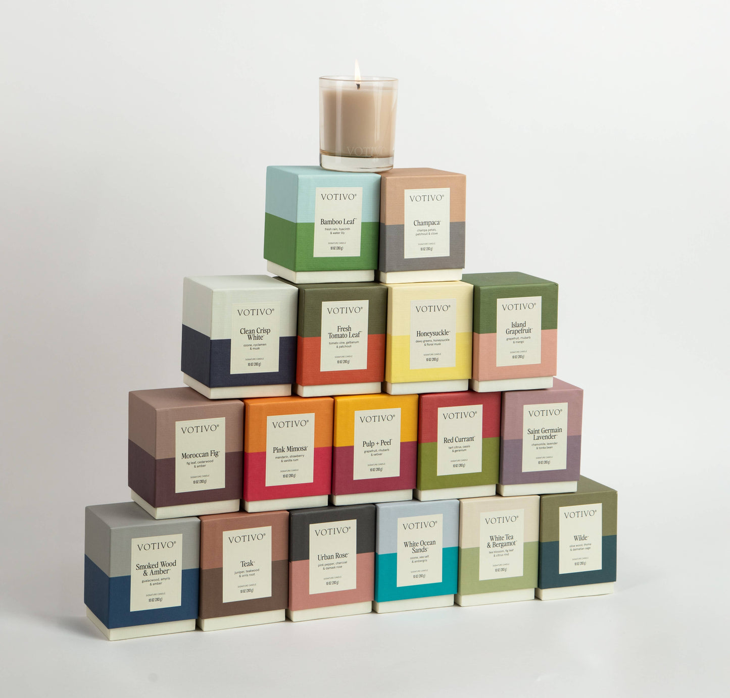 Votivo Signature Candle Clean Crisp White 10 oz