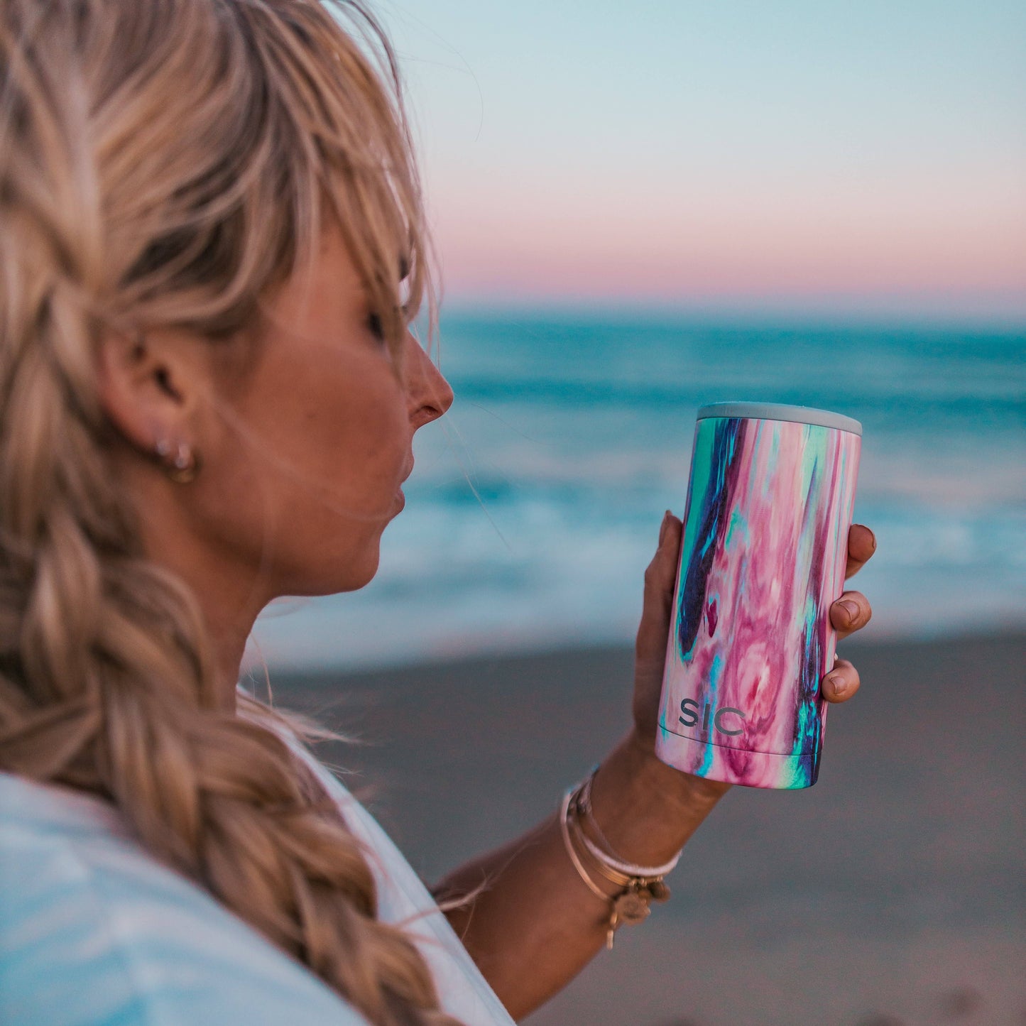 SIC Slim Can 12oz. Cooler | Cotton Candy