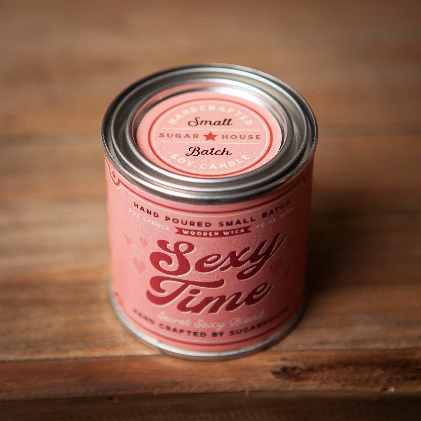 FUN-Sexy Time Soy Candle with Wooden Wick