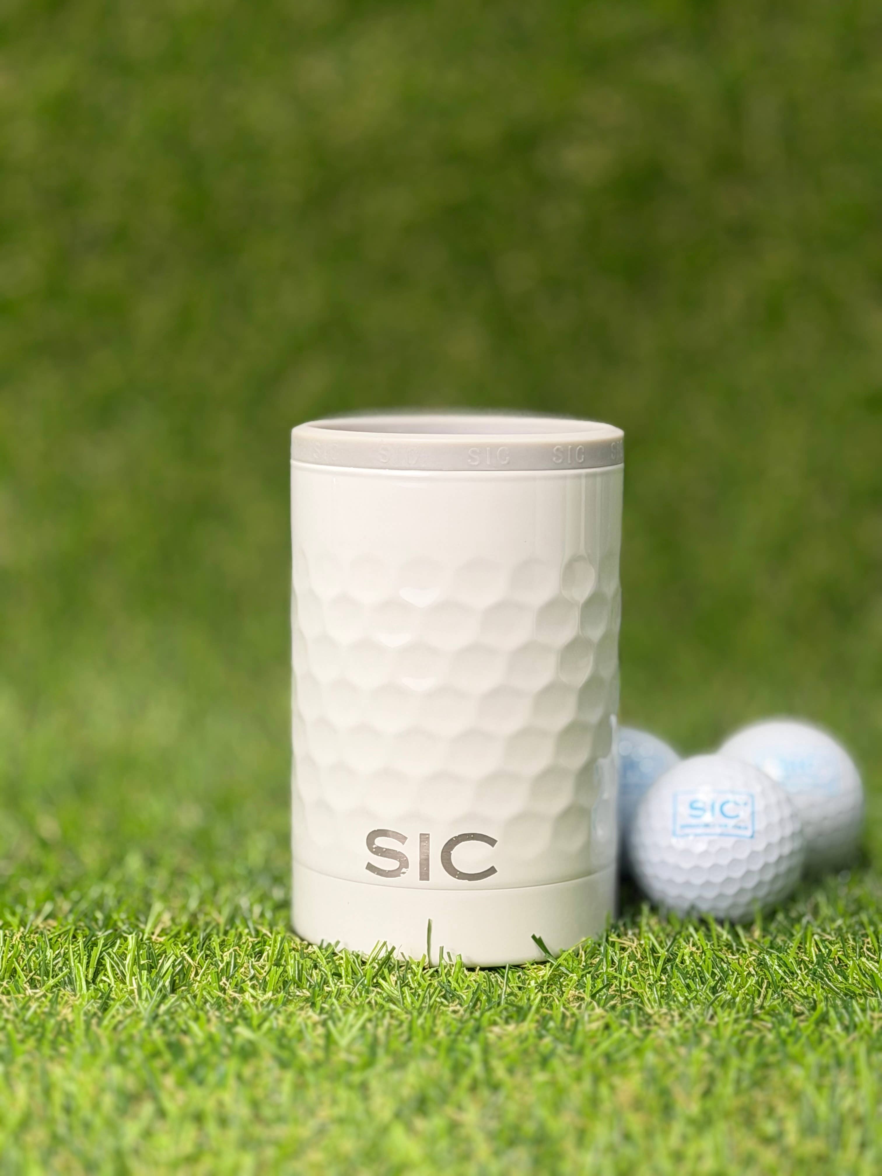 SIC Can Cooler | Dimpled Golf – IDLE+WILD HOME
