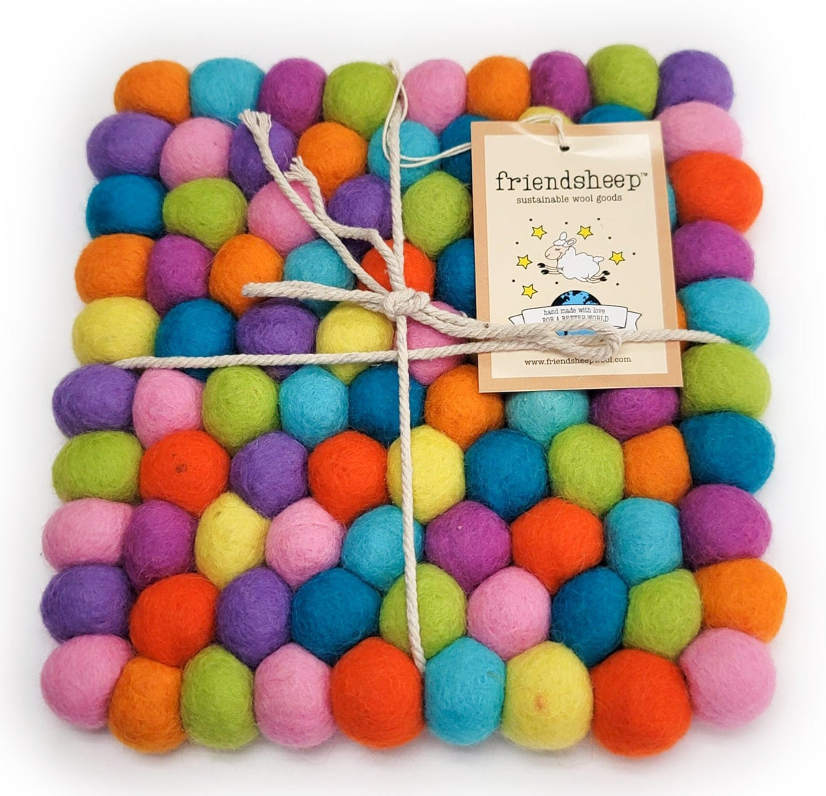 Shiny Happy Eco Trivets - Rainbow: Eco Trivet